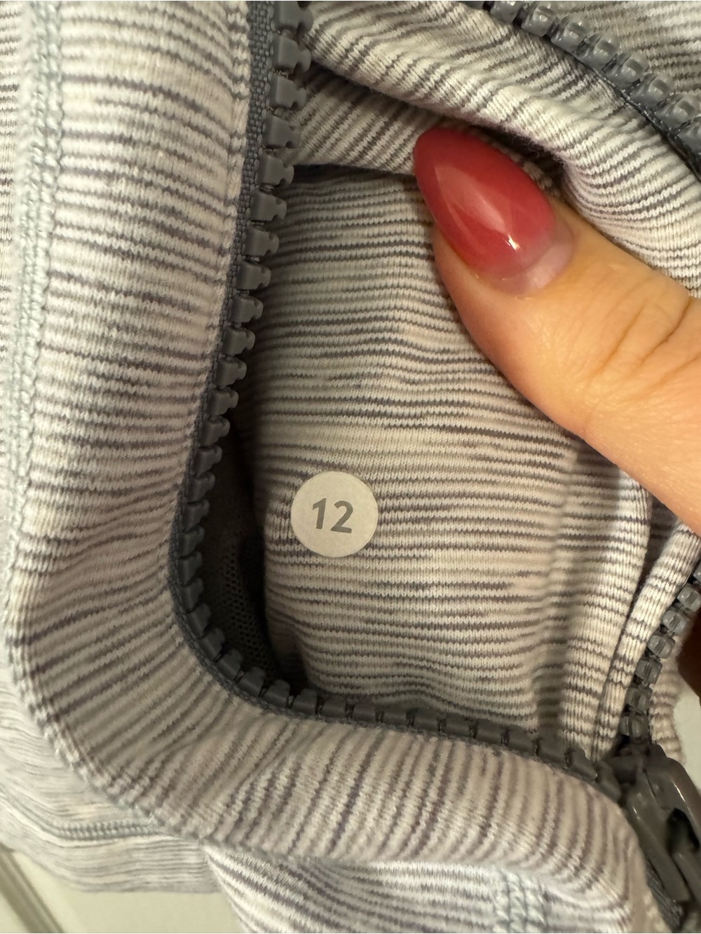 Lululemon Heathered Light Gray and White Define Jacket - Picture 5 of 16